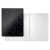 Leitz Wow A4 crni fascikl, prednji i stražnji pogled