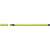 Stabilo Pen 68 lime green fineliner pen, 1 mm line width, cap off