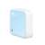 TP-Link TL-WR802N безжичен рутер, бял, страничен изглед