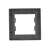 Schneider Electric ASFORA cadru simplu, oțel, gri, vedere din spate