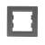 Schneider Electric ASFORA cadru simplu, oțel, gri
