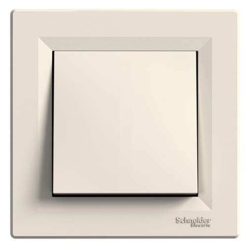Schneider Electric Asfora beige light switch, EPH0400323
