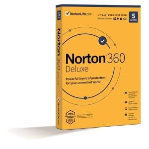 Norton 360 Deluxe 50GB HUN 1 Benutzer 5 Rechner 1 Jahr Antiviren-Software mit Box 55964343 Sicherheitssoftware