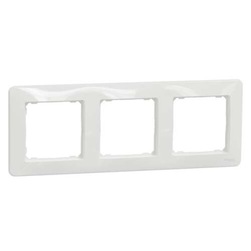 Schneider Sedna Design és Elements SDD311803 fehér hármas keret villanykapcsolókhoz és aljzatokhoz