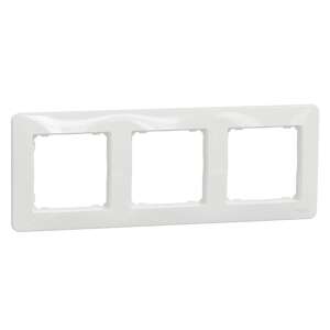 Schneider Sedna Design and Elements SDD311803 white triple frame for electrical switches and outlets - Electrical Installation