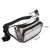 Átlátszó fanny pack, fekete pánttal, stadion jóváhagyott, unisex, fesztiválokra, koncertekre, eseményekre, utazáshoz, mindennapi használatra