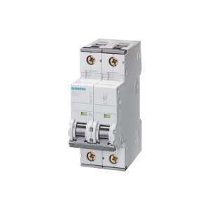 Întrerupător automat Siemens 5SY4206-6, 2 poli, 6A, curba B - Siemens Întrerupătoare de circuit