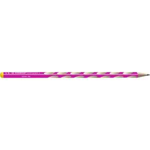 Stabilo Easygraph S HB Bleistift für Linkshänder, rosa mit weißen Punkten - Graphitstifte