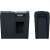 Rexel Secure X6 confetti paper shredder, front and back view