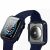 Niebieskie etui Tech-Protect Apple Watch 44mm przód i tył