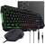 The G-Lab 4-in-1 Combo Helium Gaming-Set mit Tastatur, Maus, Mauspad und Kopfhörern