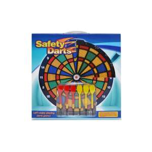 Robentoys Safety Darts, a dartboard with 6 darts, perfect for family fun - Dartboard and Accessory