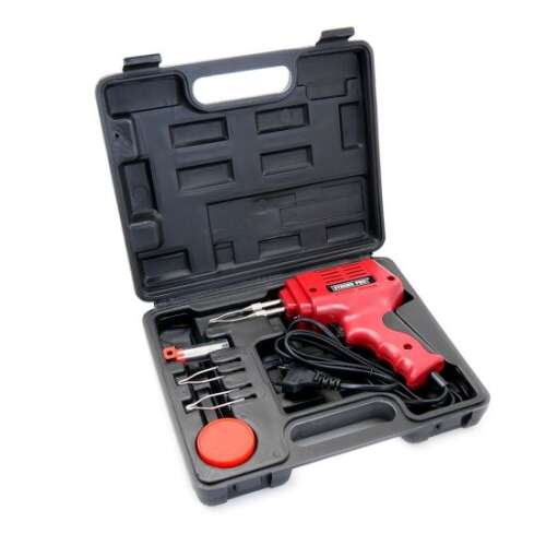 Strend Pro soldering iron, 175W, with accessories, in a carrying case