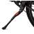 Adjustable bicycle kickstand for 20-28 inch wheels, black, with red rubber pad