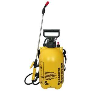 Kingjet 8L pressure sprayer, yellow garden sprayer with adjustable nozzle - Garden