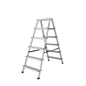 Drabest 2-section aluminum ladder with 5 steps and platform, max load 125 kg, 1.36 m - Nonbrand Ladder and Step Stool