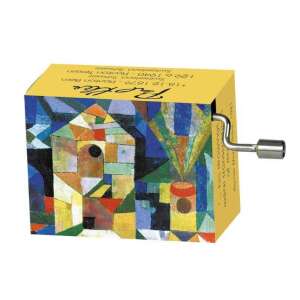 Fridolin Bouree verkli zenedoboz, Paul Klee festmény mintás, többszínű 55973382 Zenélő doboz