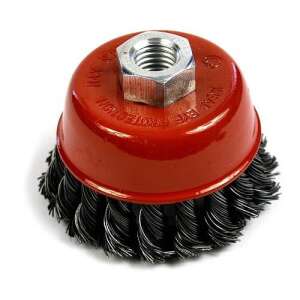 65mm M14 wire cup brush, Strend Pro, for metal cleaning and deburring - Wire Brush