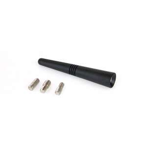 AMIO 9 cm car antenna with 3 adapters, black - Car antenna
