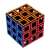 Meffert's Hollow Cube 3x3 Logikspiel, schwarz mit bunten Kanten, schräger Blick