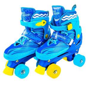 Blue and yellow roller skates for kids, size S - Kids' Roller Skate