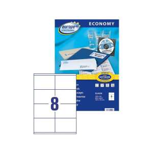 Avery Europe100 ELA036 800 etykiet, 105x70mm, ekonomiczne, wielofunkcyjne, uniwersalne, białe, arkusz - Artykuły biurowe