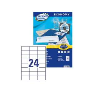 Avery Europe100 ECONOMY Etikettenbogen, 24 Bögen, 64,6x33,8mm, 2400 Etiketten - Avery