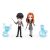 Figurine Harry Potter și Ginny Weasley cu animale Patronus, fotografie de studio