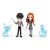Figurki Harry'ego Pottera i Ginny Weasley z Patronusami, widok z przodu