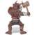 Papo Minotaur figure, a mythical creature with a bull's head and a human body, holding a hammer and a sword