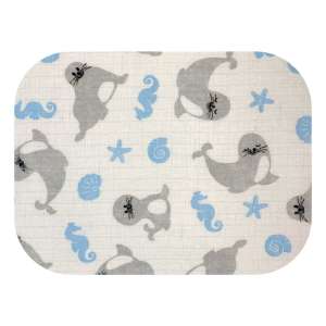 LittleONE by Pepita minőségi Textil pelenka - Fóka #szürke (F001)