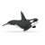 Papo Killer Whale Figurine, black and white, realistic, detailed, for kids, 3 years and up