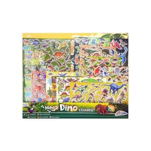 Grafix Mega Dino Set de autocolante, 500 bucăți, autocolante cu dinozauri pentru copii - Grafix