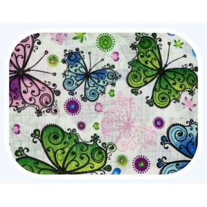 LittleONE by Pepita minőségi Textil pelenka - Pillangók #zöld-szürke (L004) 31312965 Textil pelenka