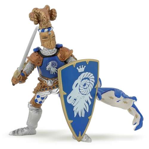 Papo Knight with Ram Helmet and Shield Figure