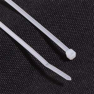 Iris Electric cable ties, 100 pack, natural color, 250mm x 7.6mm - Electrical Installation