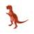 Red plastic dinosaur figure, 15-32 cm, Dinoszaurusz, 4 féle