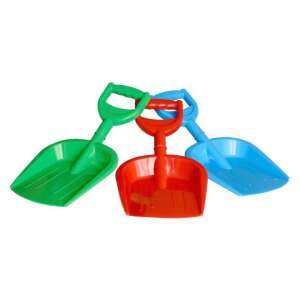 3er Set bunter Kunststoff-Schaufeln für Kinder, perfekt für Sandkastenspiele - Strandspielzeug