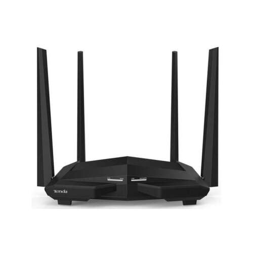 Router wireless Tenda AC10U AC1200 Smart Dual-Band Gigabit, vedere din față