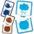 Lisciani Montessori Baby Touch Logic color matching game pieces