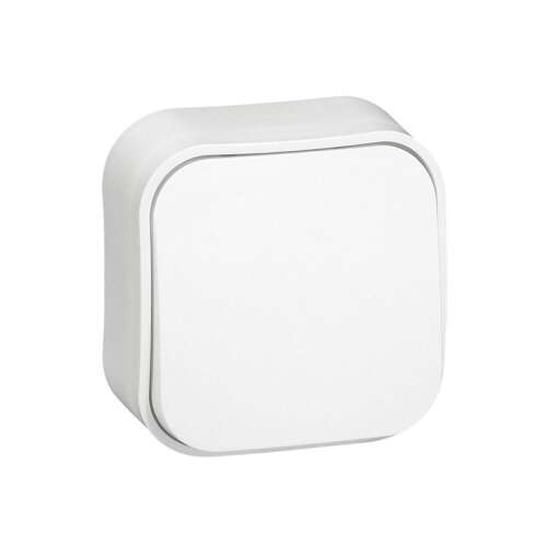 Intrerupător cu buton Legrand Forix 6A alb