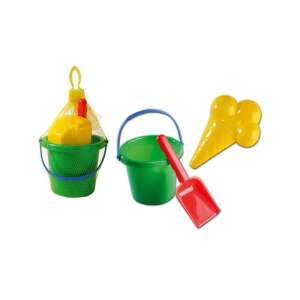 3-teiliges Sandspielzeug-Set für Kinder, bestehend aus Eimer, Schaufel und Form - Strandspielzeug