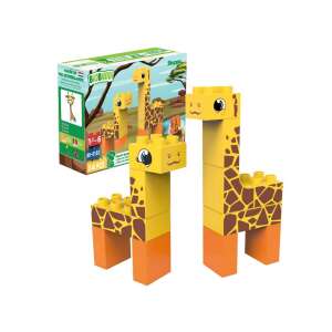 BiOBUDDi BB-0103 Stepps 2 in 1 Giraffe oder Elch Bausteine, 14 Teile, für Kinder von 1,5 bis 6 Jahren, umweltfreundlich, pflanzenbasiert, hergestellt in den Niederlanden - BiOBUDDi