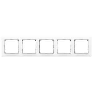 Legrand Valena Five frame White 97947543 - Rámy vypínačov