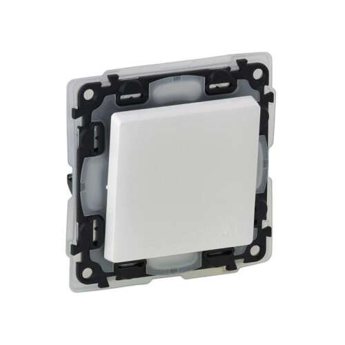 Legrand Niloé weißer Doppel-Kippschalter, 10A, IP20, Federklemmenanschluss