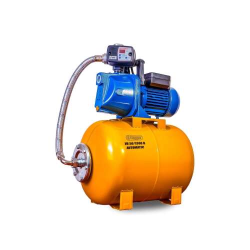 Автоматична система за водоснабдяване Elpumps VB 50/1300 B с бронзов импелер, резервоар 50L, манометър и защита от работа на сухо