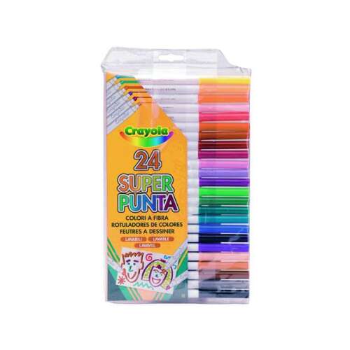 Set de 24 de markere sub?iri colorate - Crayola