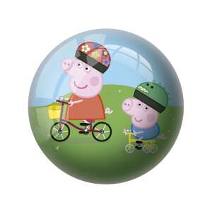 Húpacia lopta Peppa Pig, Peppa Pig a George na bicykloch - Gumené loptičky