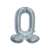 Silver holographic number 0 foil balloon
