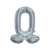 Silver holographic number 0 foil balloon